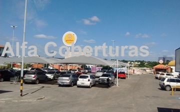 coberturas e sombreadores clube Águas quentes Barra do Pirai - RJ